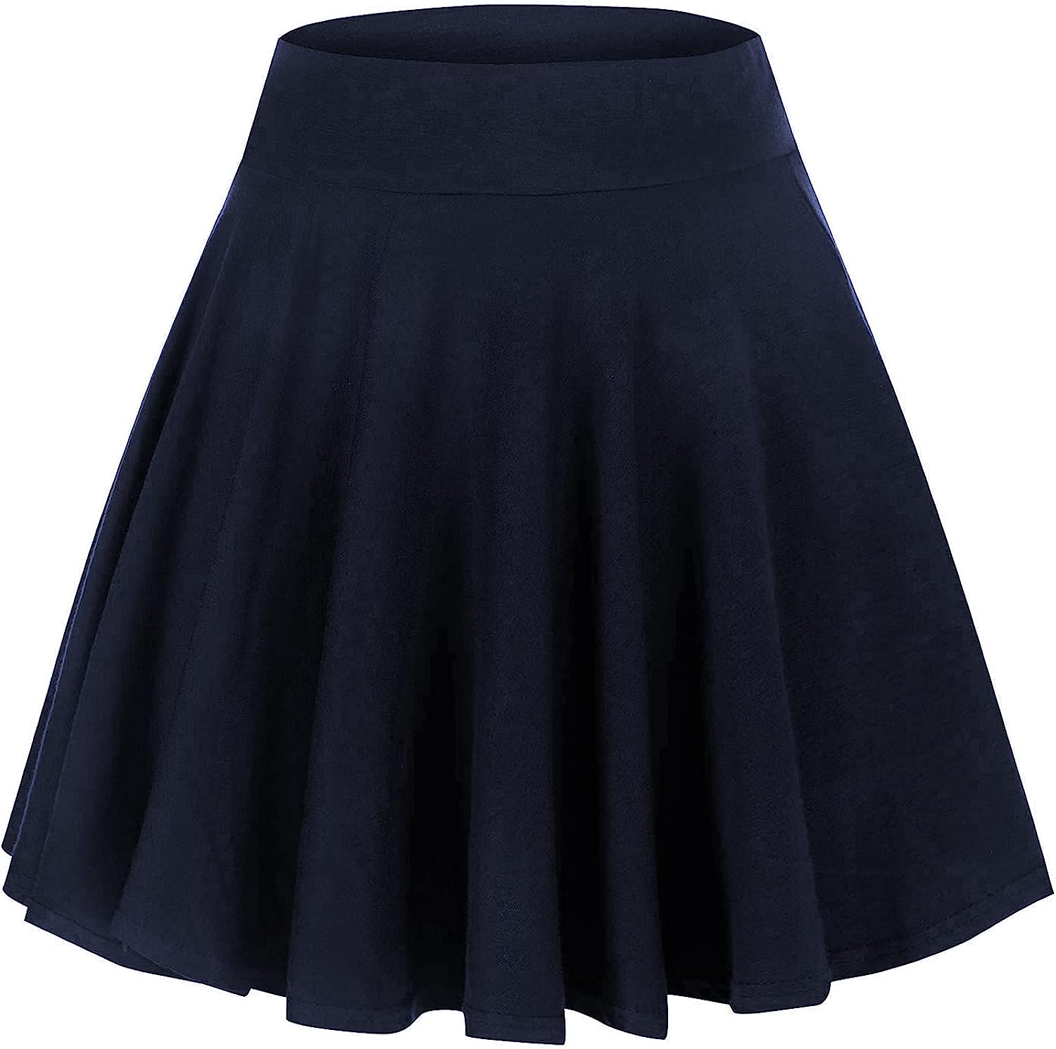 230816043732134_1 Urban CoCo Women's Mini Skater Flared Skirt Printed and Solid Tennis Skirt - Image 1